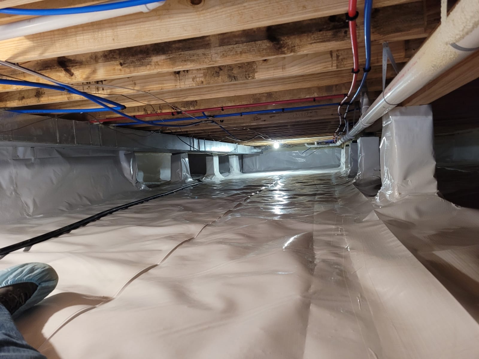 Newly Encapsulated Crawl Space in Indianapolis IN